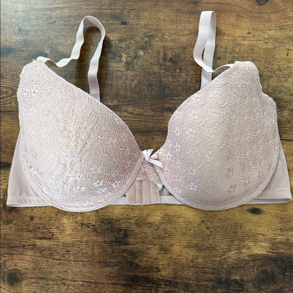 Laura Ashley Blush Lace T-Shirt Bra